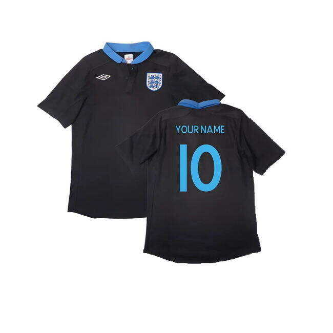 Light And Easy To Use England 2011-12 Away Shirt ((Excellent) L) (Your Name) Cute