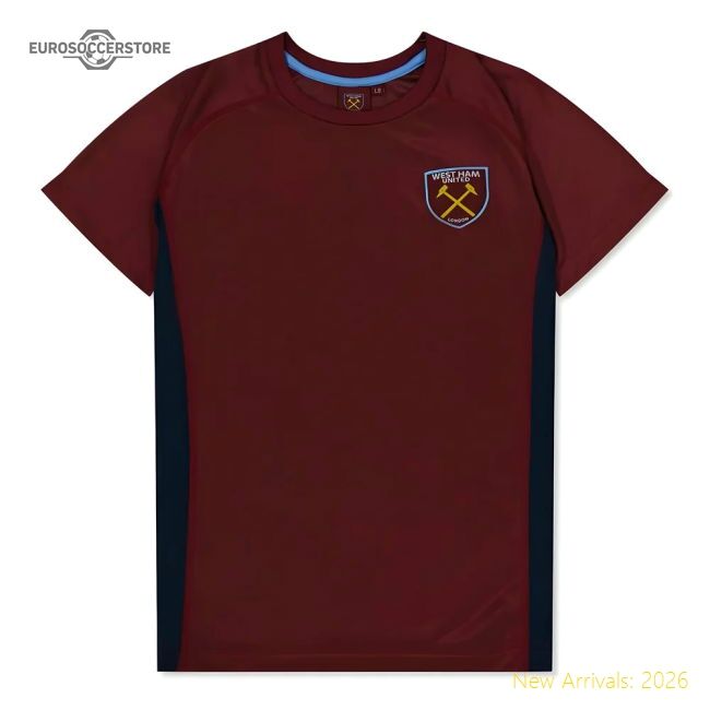 West Ham United Poly T-shirt (claretblue) - Kids (ward Prowse 8)