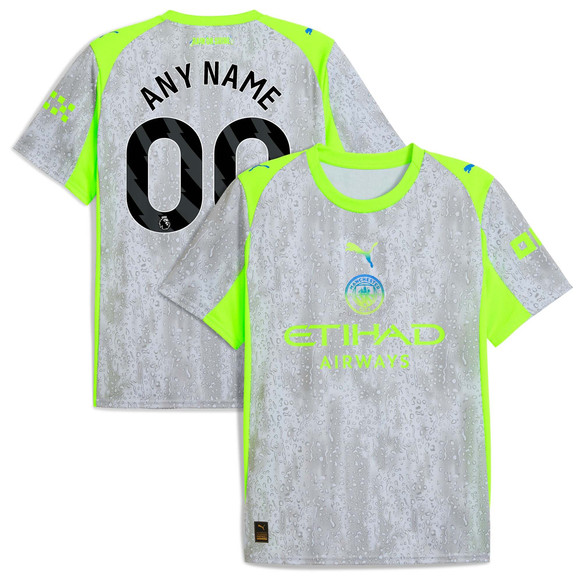 Man City Men's 2025 Performance Replica Jersey - Player Jersey