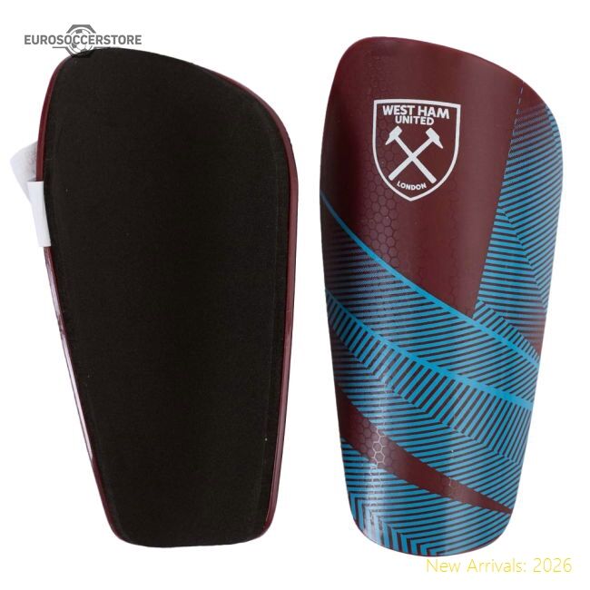 Official West Ham United Fc Fuse Shin Pads Youths - Premium Quality