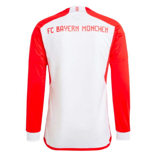 2023-2024 Bayern Munich Long Sleeve Home Shirt (Kids)
