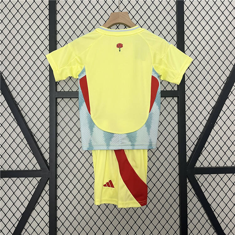Spain Euro 2024 Kids Away Kit ShirtShorts - Official Replica 25944