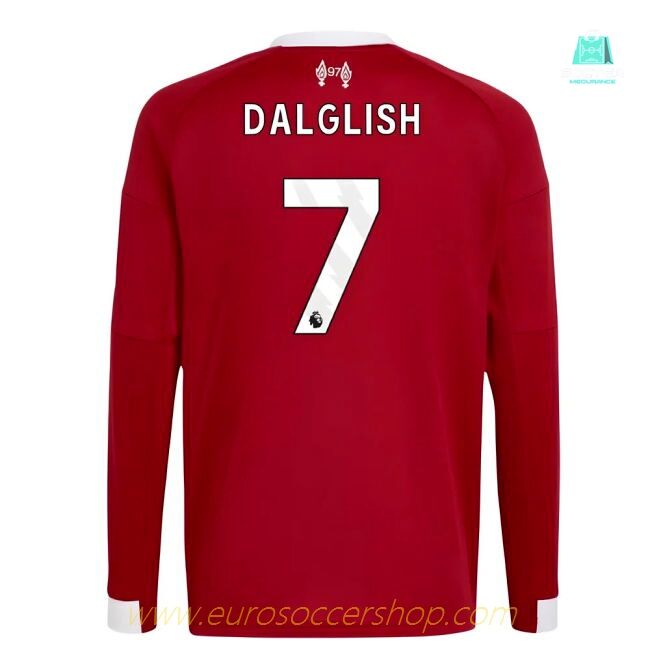 2025-2026 Liverpool Long Sleeve Home Shirt (Kids) (Dalglish 7)