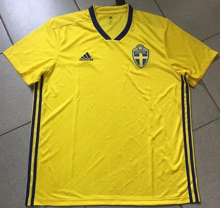 Sweden Home 2018 World Cup Soccer Jersey Shirt - World Cup Collection