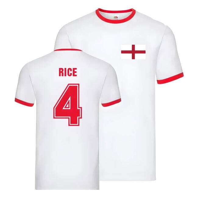 England Ringer T-Shirt (Declan Rice 4)