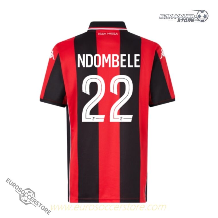OGC Nice Domestic NDOMBELE 22 Football Jersey for the 25-26 Season