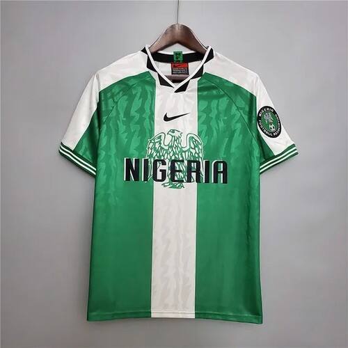 Premium Quality Match Day Football Team Nigeria #1996 Classic Editi...