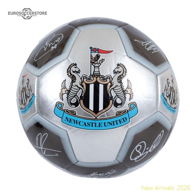 Authentic Newcastle United Fc Sig 26 Skill Ball - Premium Quality