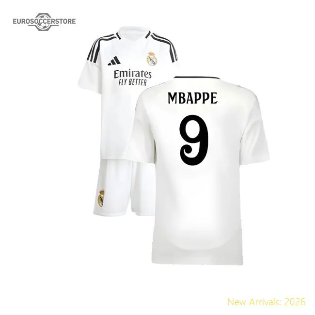 2024-2025 Real Madrid Home Mini Kit (mbappe 9) - Concept Creation