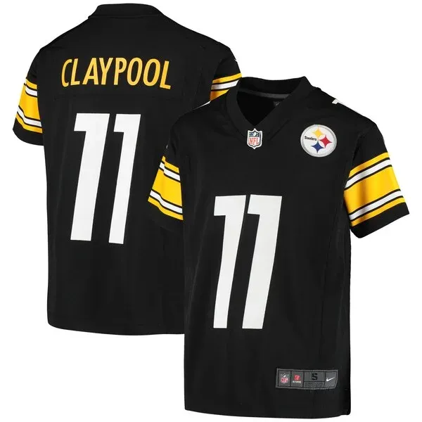 Authentic PIT Steelers Game Jersey - Black | NFL Fan Apparel