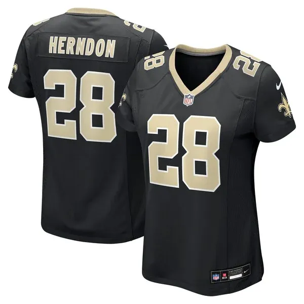 New Orleans Saints Game Football Jersey - Black S | NFL fan gear