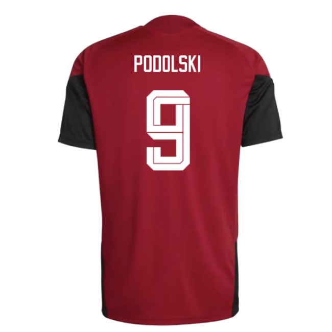 Fashionable Germany 2026-2027 Germany Training Jersey (Red) (Podols...