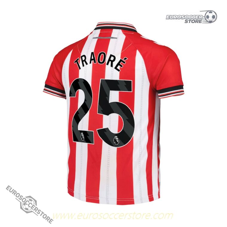Sunderland 25-26 Home Jersey with TRAORÉ 25 Printing