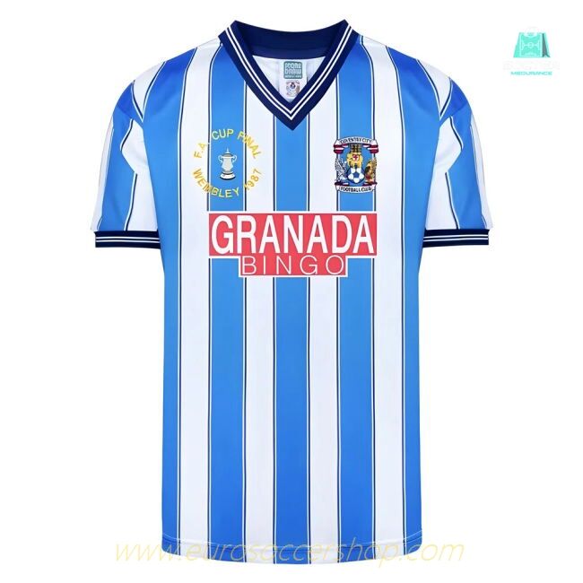 Coventry 1987 FA Cup Final Retro Shirt