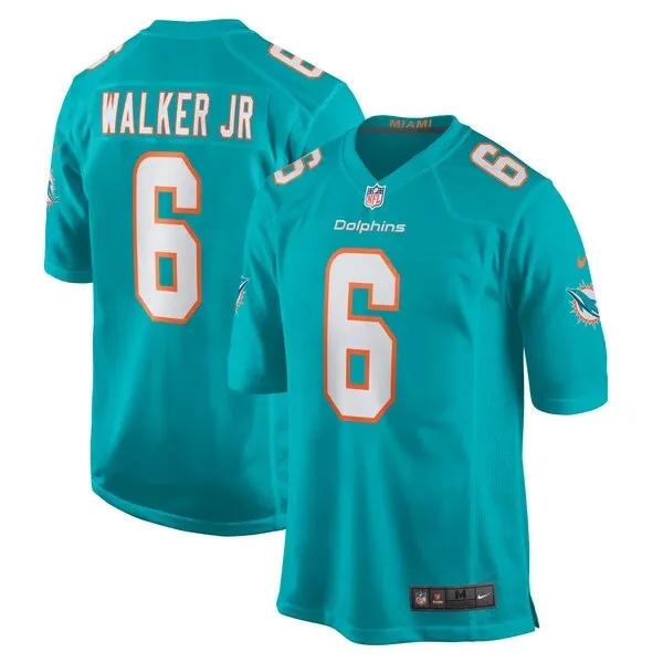 None Game Football Jersey - Aqua M | team apparel | NFL Football