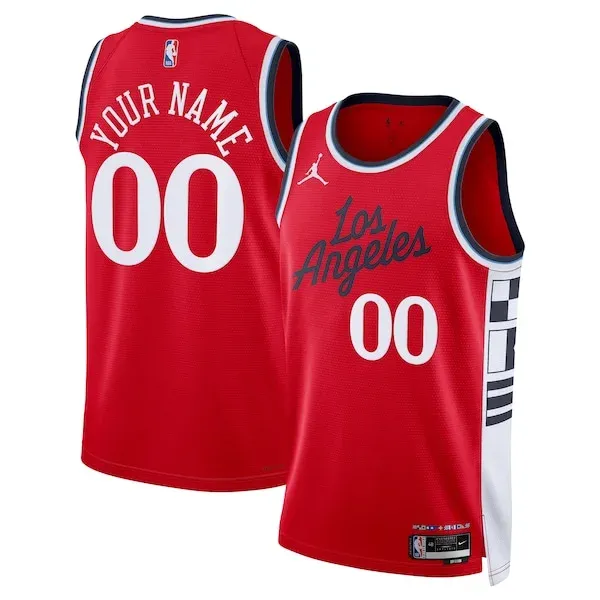 Durable LA LAC Swingman Jersey - Red - Official NBA Merchandise