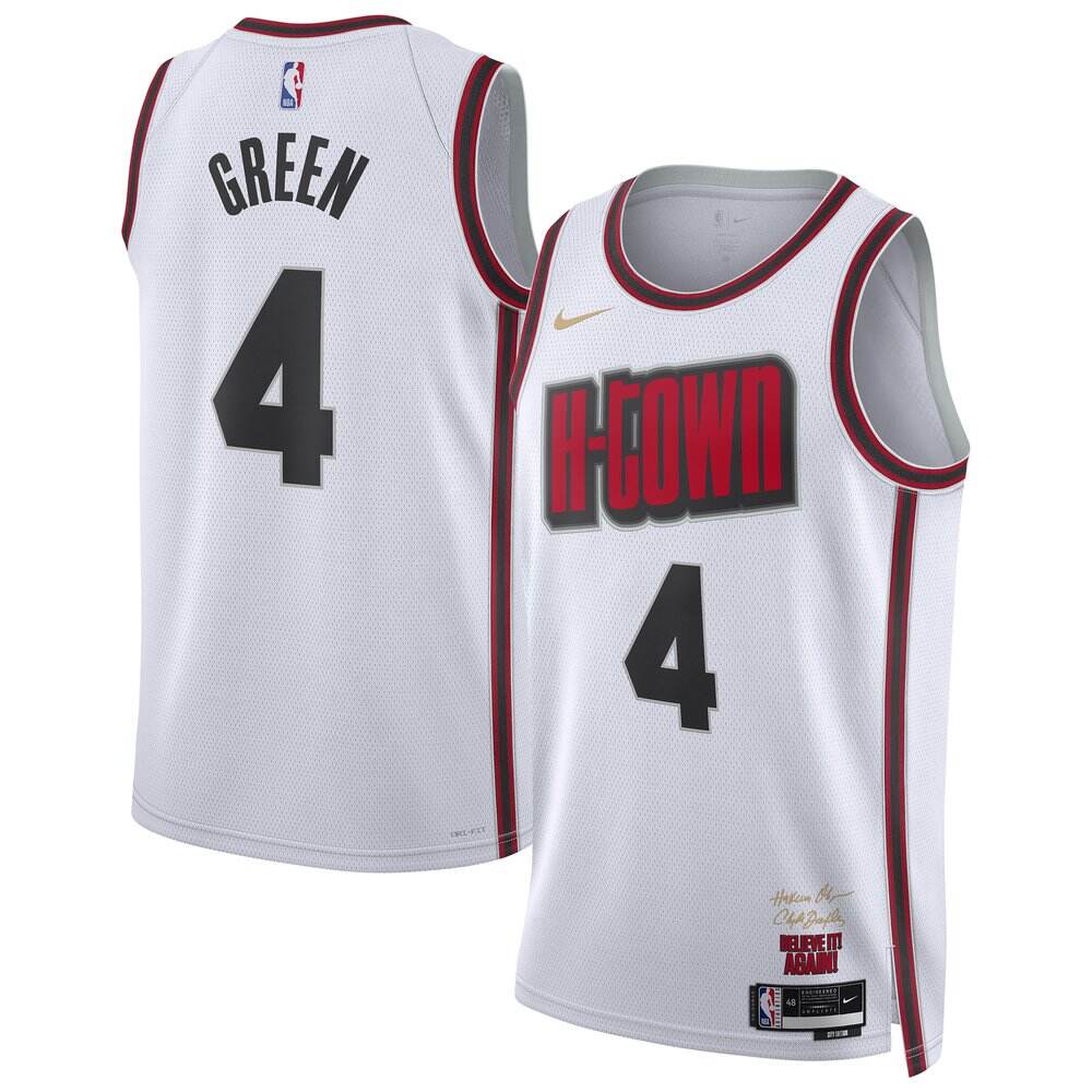 Premium Houston Rockets White Jersey - City Edition - Game Day Essential