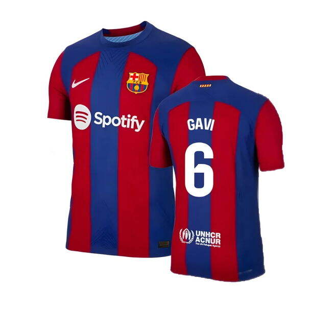 Camiseta Barcelona 2023-2024 Local Hombres - Oficial Con Gavi 6