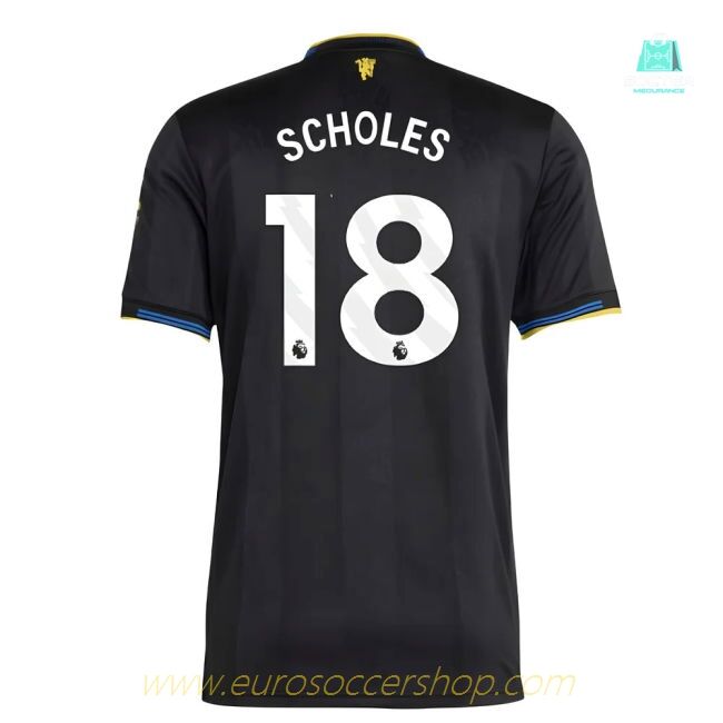 2025-2026 Man Utd Authentic Third Shirt (Scholes 18)