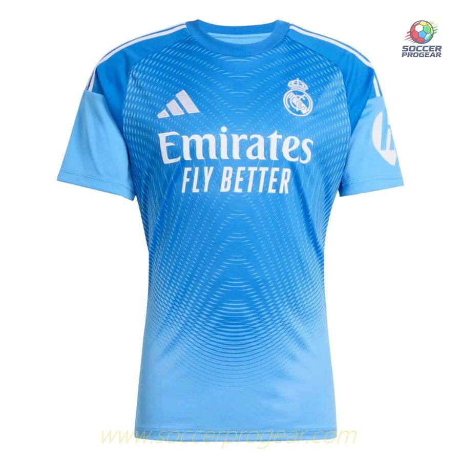 Real Madrid Home 2025/26 Collection Goalkeeper Football Kit Children Football Jersey