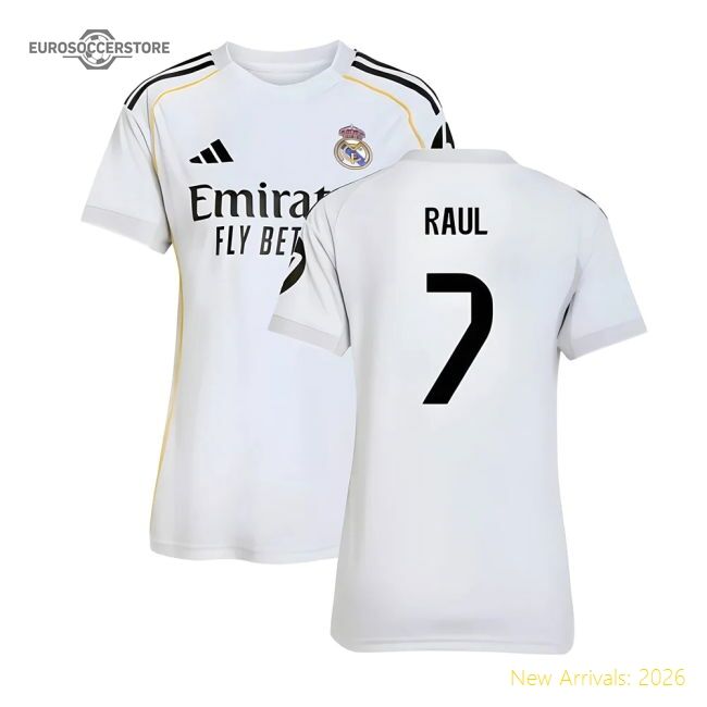 2025-2026 Real Madrid Home Kit (womens) (raul 7) - Cost-effective