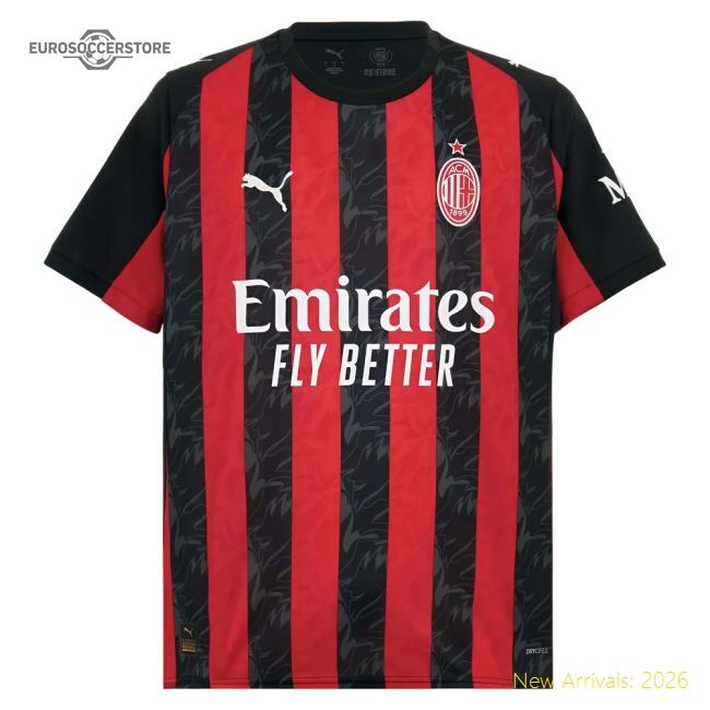 Ac Milan Calcio Italiano Theo Home Authentic Jersey Nike Dri-fit