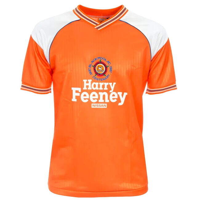1987-1988 Blackpool Harry Feeney Centenary Shirt