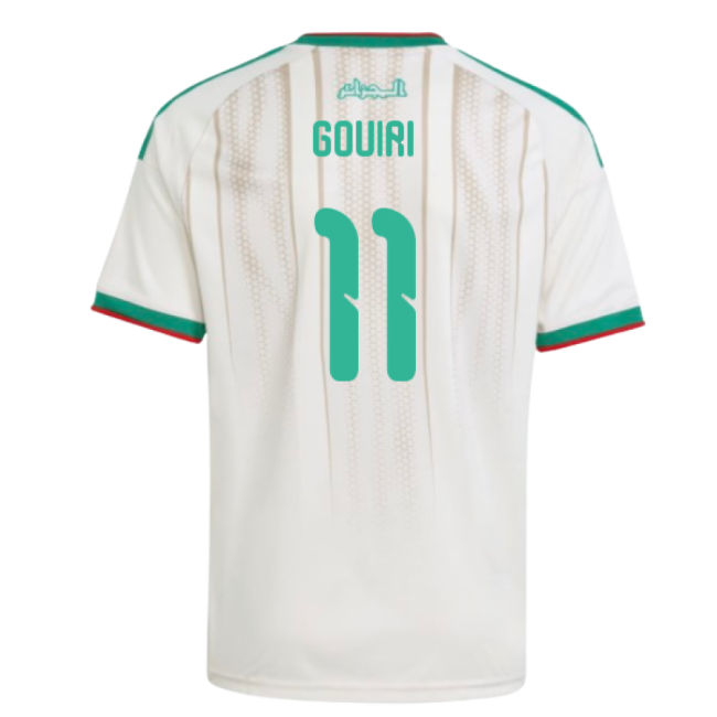 Gouiri 11 Authentic Replica Algeria Home Supporter Shirt for Kids