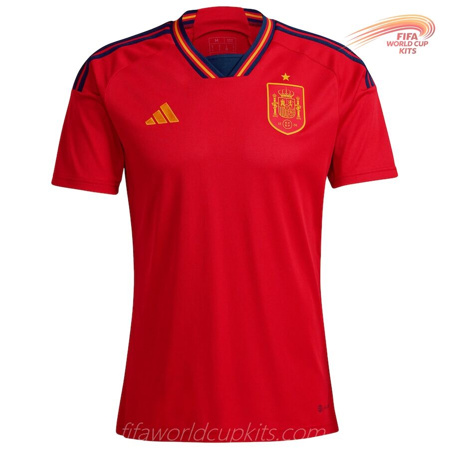 Spain Home Kit 2022 - World Cup 2022