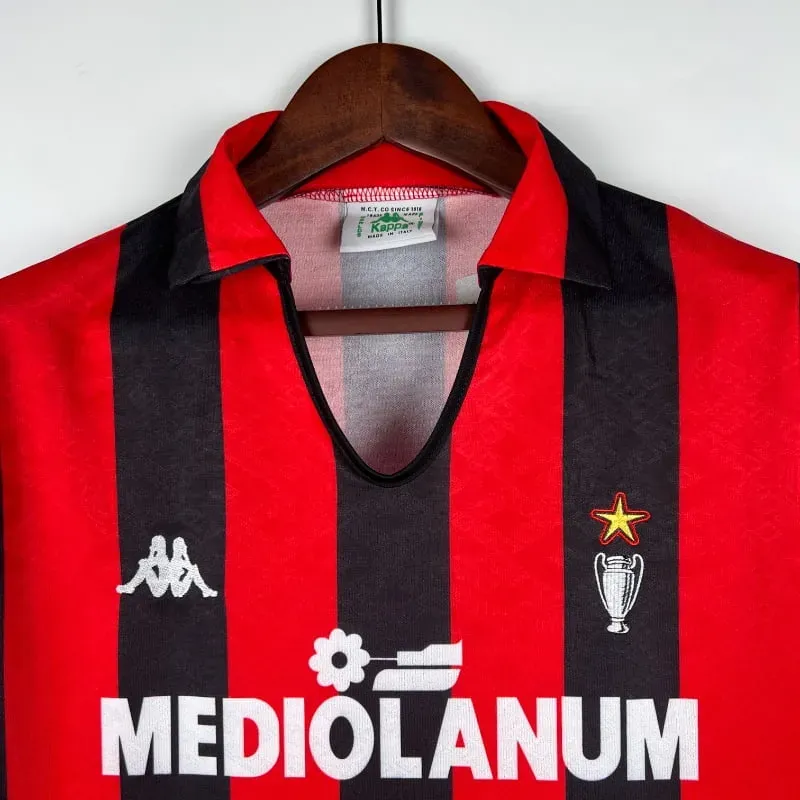 1989-1990 AC Milan Jersey retro kit