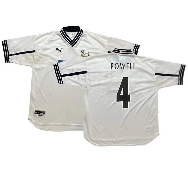 Derby Home Shirt Very Good Xxl Powell #4 Premium Quality Fan Gear ...