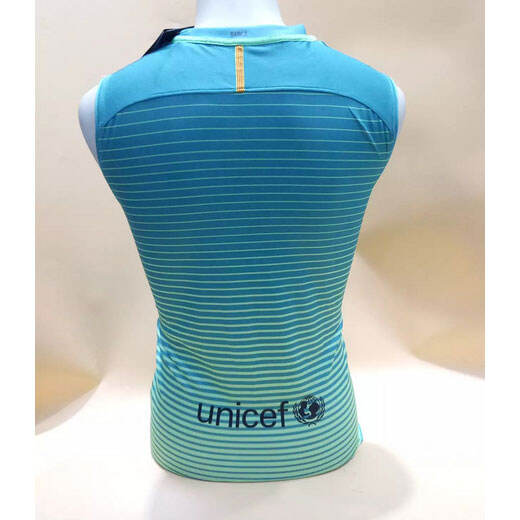 Lightweight Barca Barcelona Green 201617 Vest Soccer Jersey Shirt