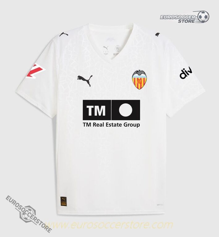 Valencia CF's Home Jersey for the 25-26 Season