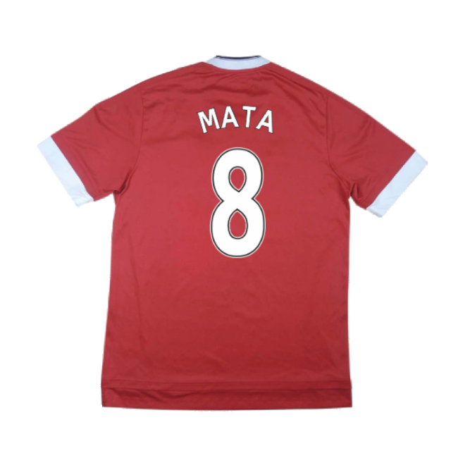 Manchester United 2015-16 Home Shirt (Excellent) (Mata 8)
