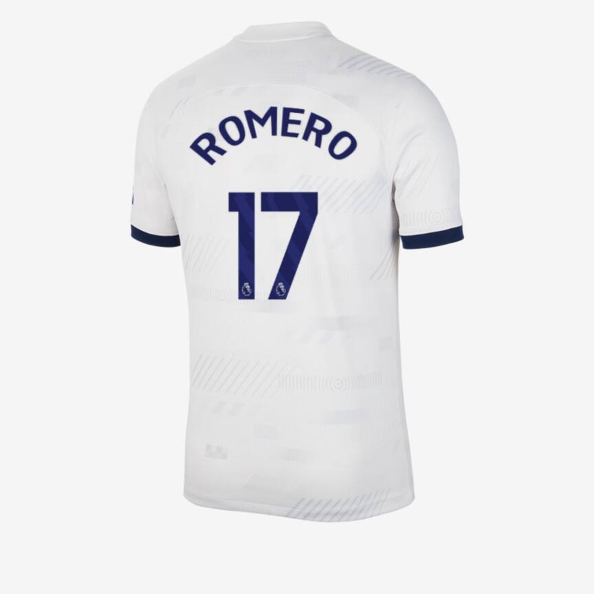 23-24 Tottenham Hotspur Home Jersey with ROMERO 17 Printing