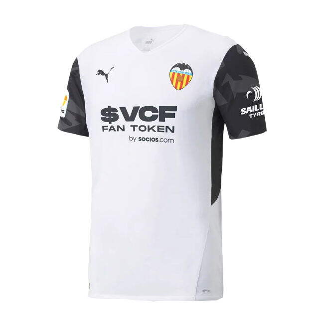 Official Valencia (valencia) 2021-2022 Home Jersey - Fan Gear
