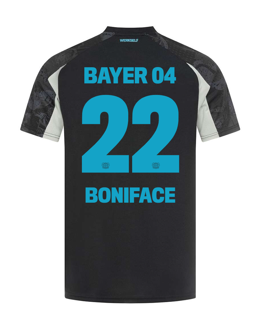 Bayer 04 Leverkusen BONIFACE 22 Third Football Jersey for the 24-25 Season