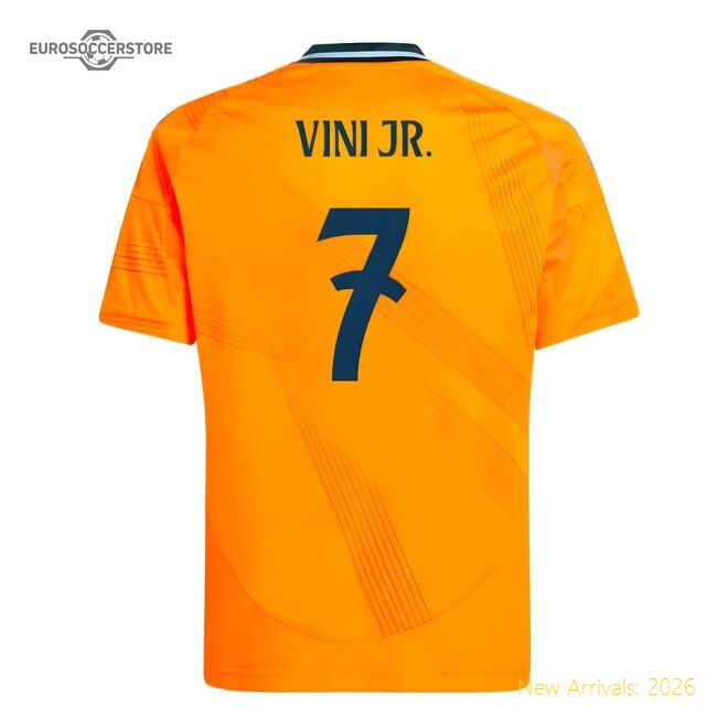 High-quality 2024-2025 Real Madrid Away Youth Kit (vini Jr 7)