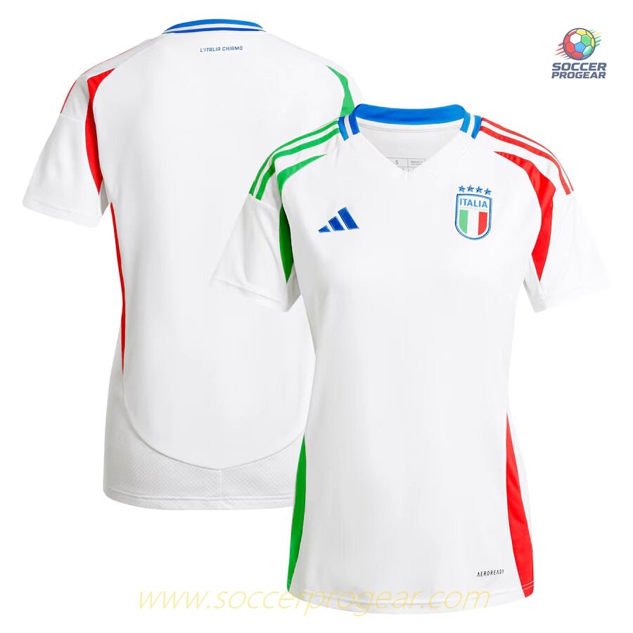 Italy Away Soccer Shirt 2024-2025 Edition Season Women