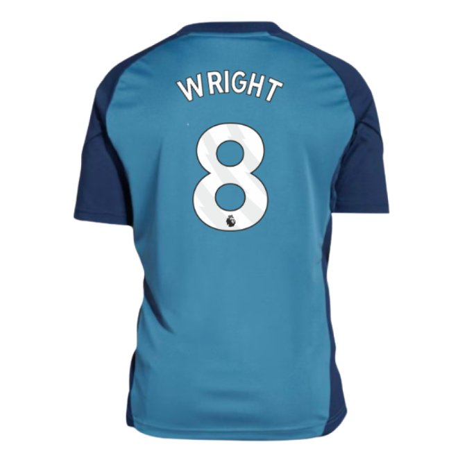 2025-2026 Arsenal Training Jersey (Blanch Blue) - Kids (Wright 8)