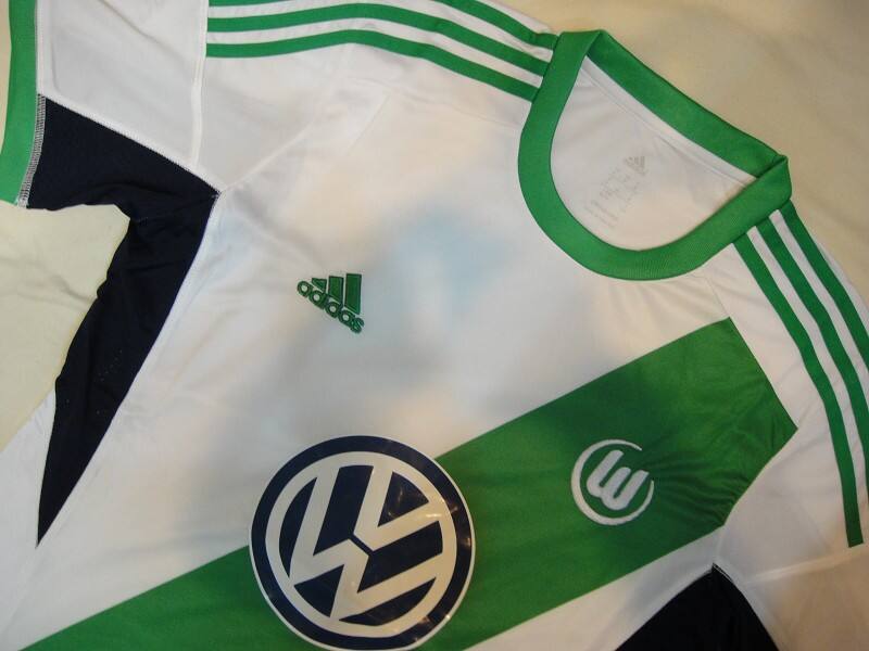 Performance Driven 13-14 Wolfsburg Home White Soccer Jersey Shirt
