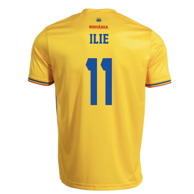 Romania Soccer Team Collectible Home Limited Shirt (Ilie 11)