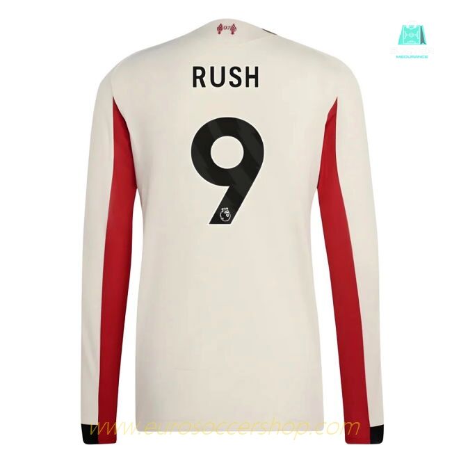 2025-2026 Liverpool Authentic Long Sleeve Away Shirt (Rush 9)