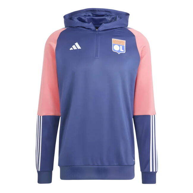 Shirt for Olympique Lyon Hooded Track Top 2023-2024 (Men