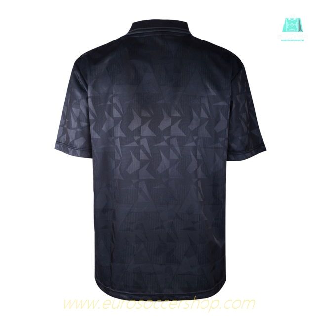 Man City 1990 Blackout Retro Shirt (TOURE YAYA 42)