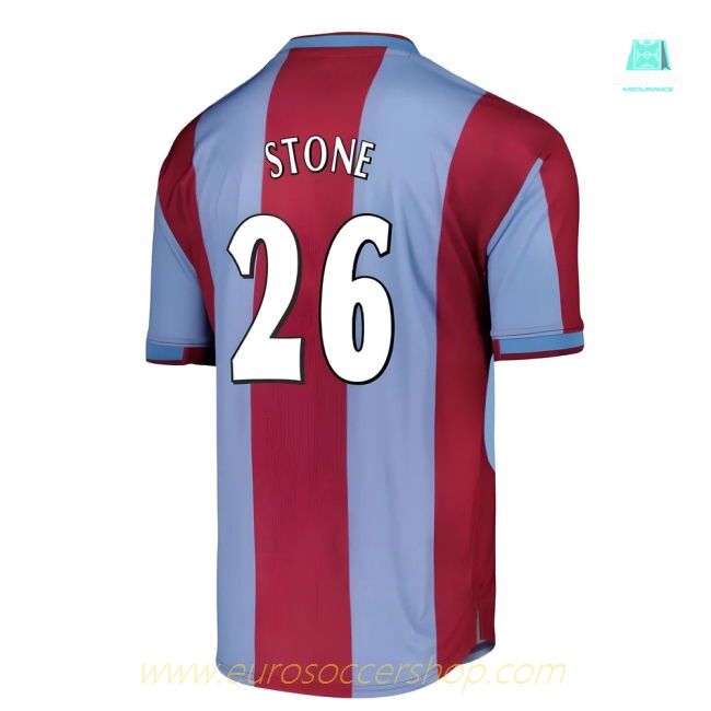Aston Villa 2000 Home Retro Shirt (Stone 26)