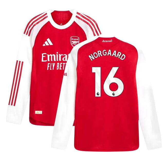 Arsenal 2025-20 Home Football Shirt Norgaard 16 Edition L M S