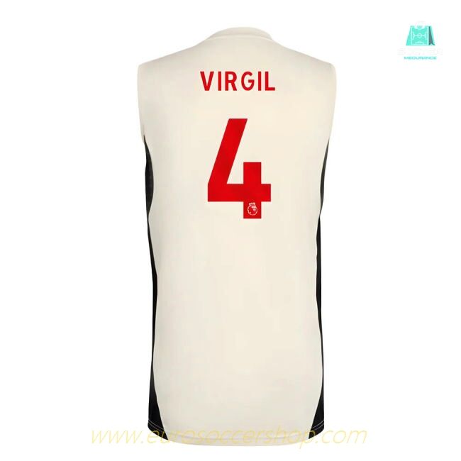 2025-2026 Liverpool Sleeveless Jersey (White) (Virgil 4)