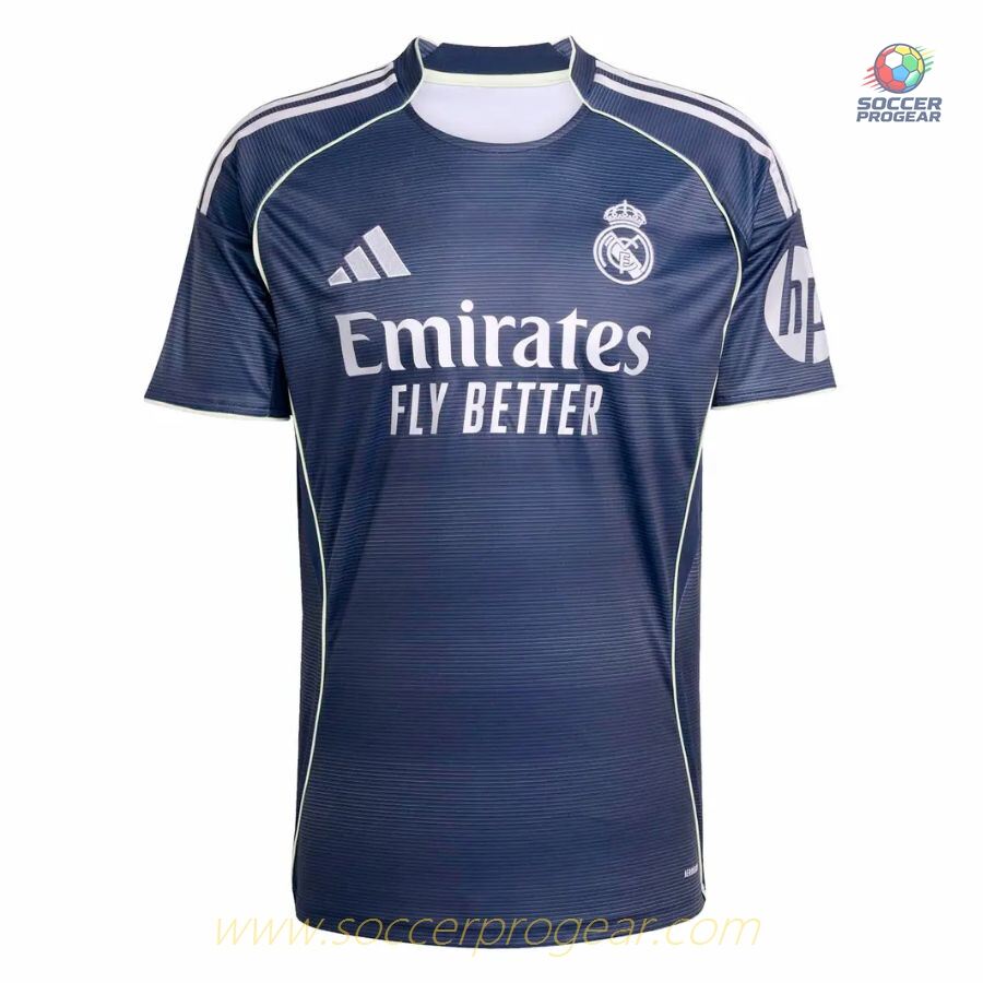 Real Madrid Away Team Soccer Jersey 2025-26 Edition Vini Jr.