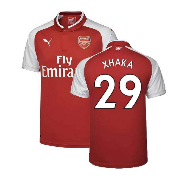 Arsenal 17/18 Home Football Shirt Adult Size XS ((Excellent) XS) (Xhaka 29)